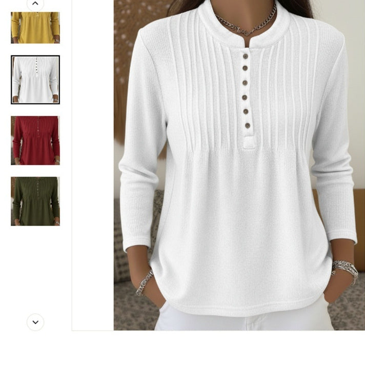 Womens Casual Crew-neck Knit Top