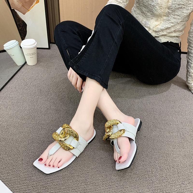 New Large Size Flip-flops Simple Toe