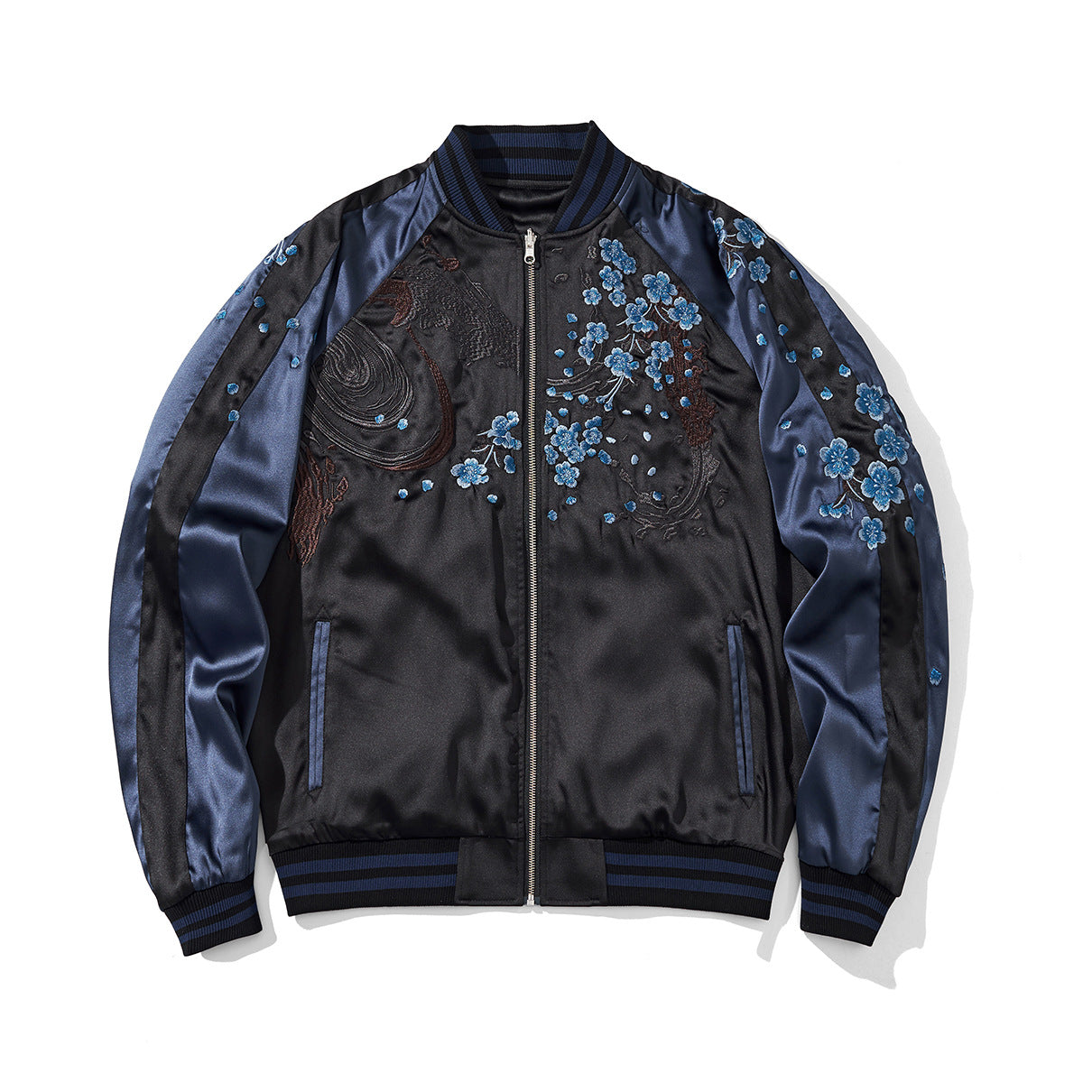 Heavy Duty Embroidered Lion King Couples Casual Baseball Jacket