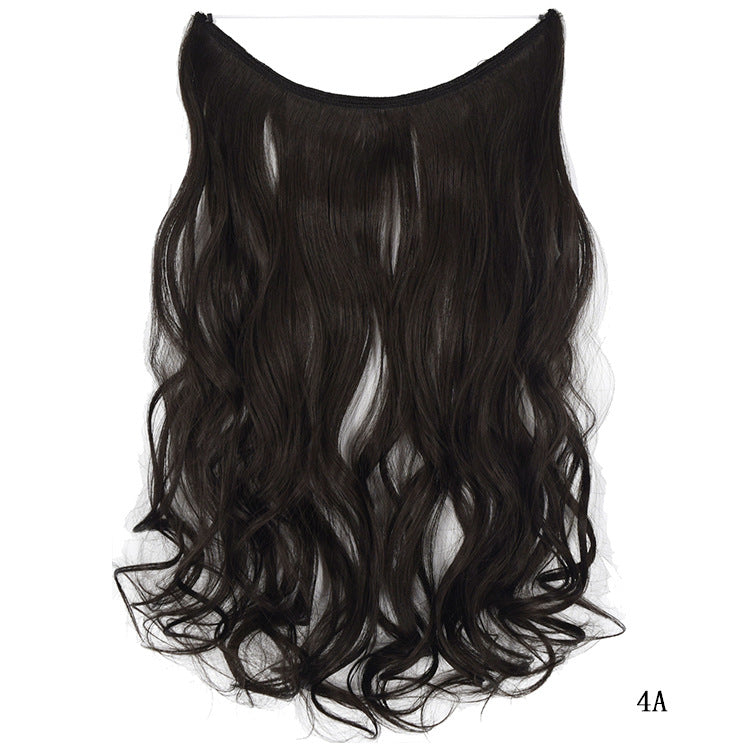 Women's One-piece Seamless Hair Extension Wig Set