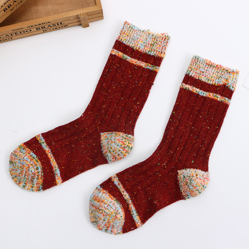 Fleece-lined Extra-thick Warm Mid-calf Slouch Socks