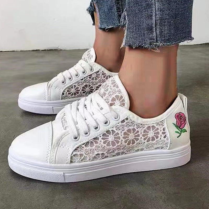 Women's Flat Mesh Breathable Mesh Shoes
