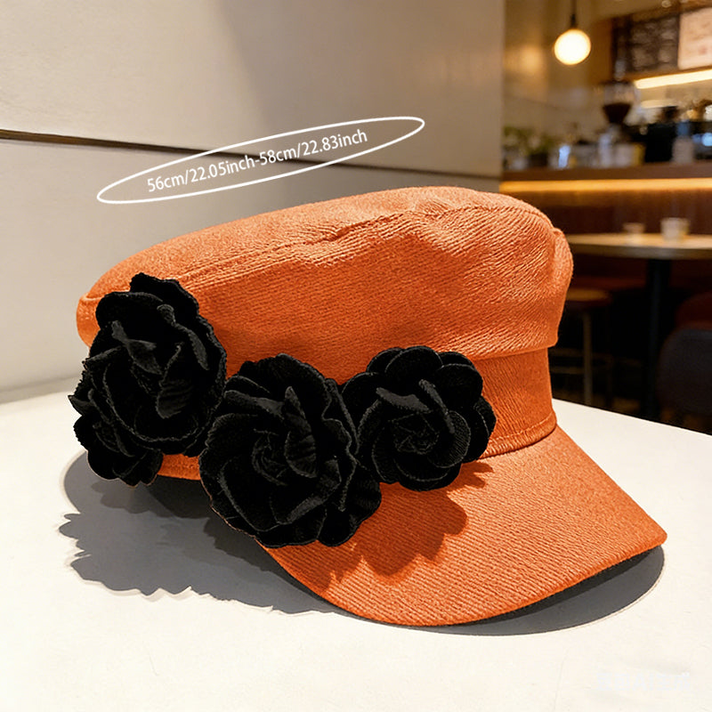 Elegant Checkered Lady's Hat