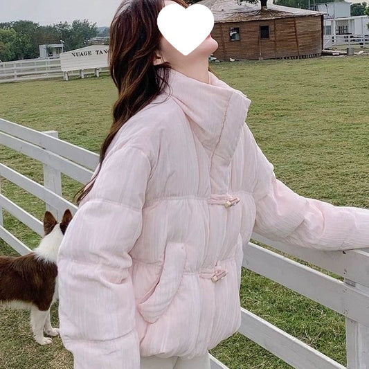 Korean-style Mandarin-collar Cotton Coats Exude Both Opulent Elegance And Traditional Chinese Charm