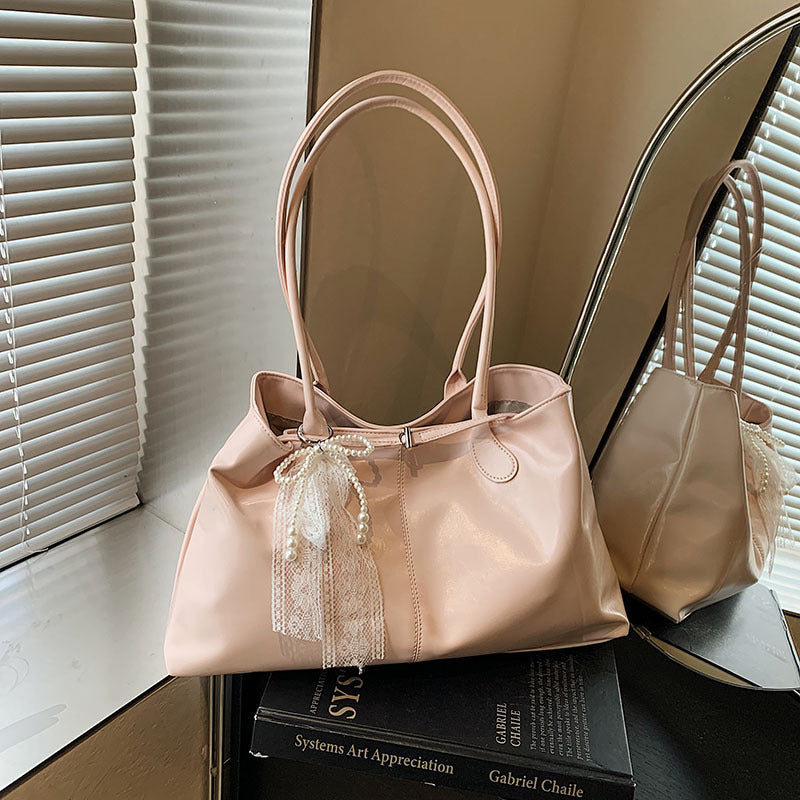Large Capacity Commuter Tote Shoulder Bag