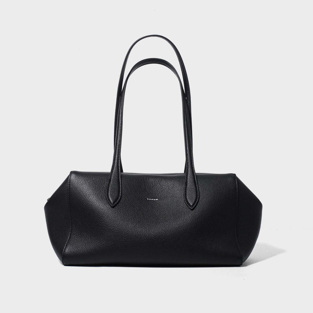 Womens Solid-Color High-Capacity Simple Commuter Tote Bag