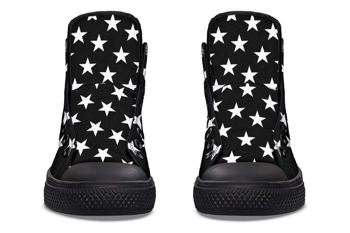 Printed Couple High-top Canvas Shoes