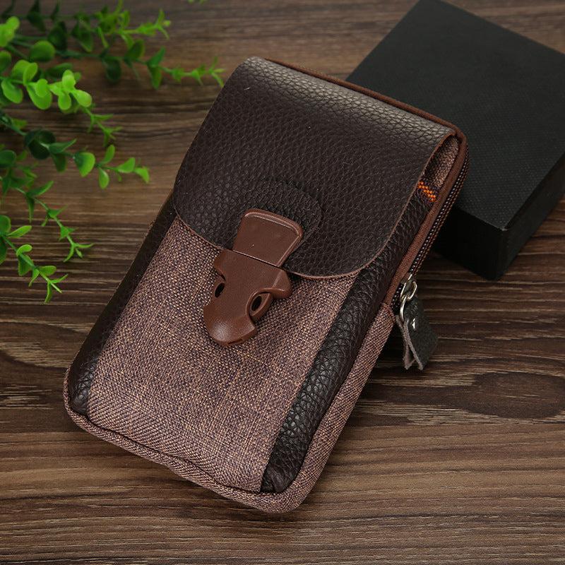 Men's Fashion Casual Double Zipper Coin Purse