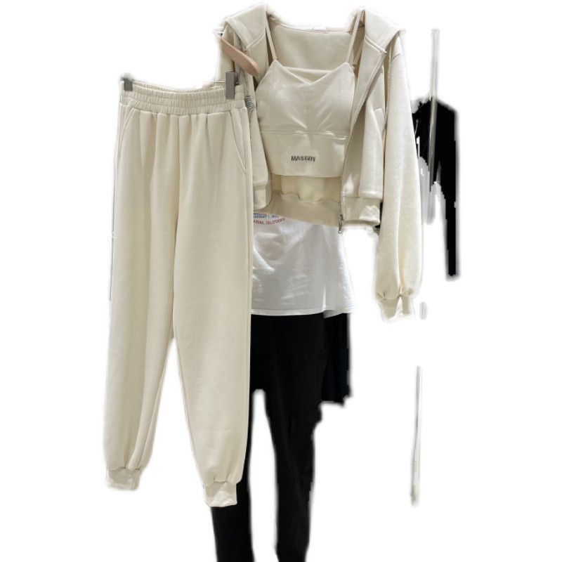 Western-style Coat Vest And Ankle-banded Pants