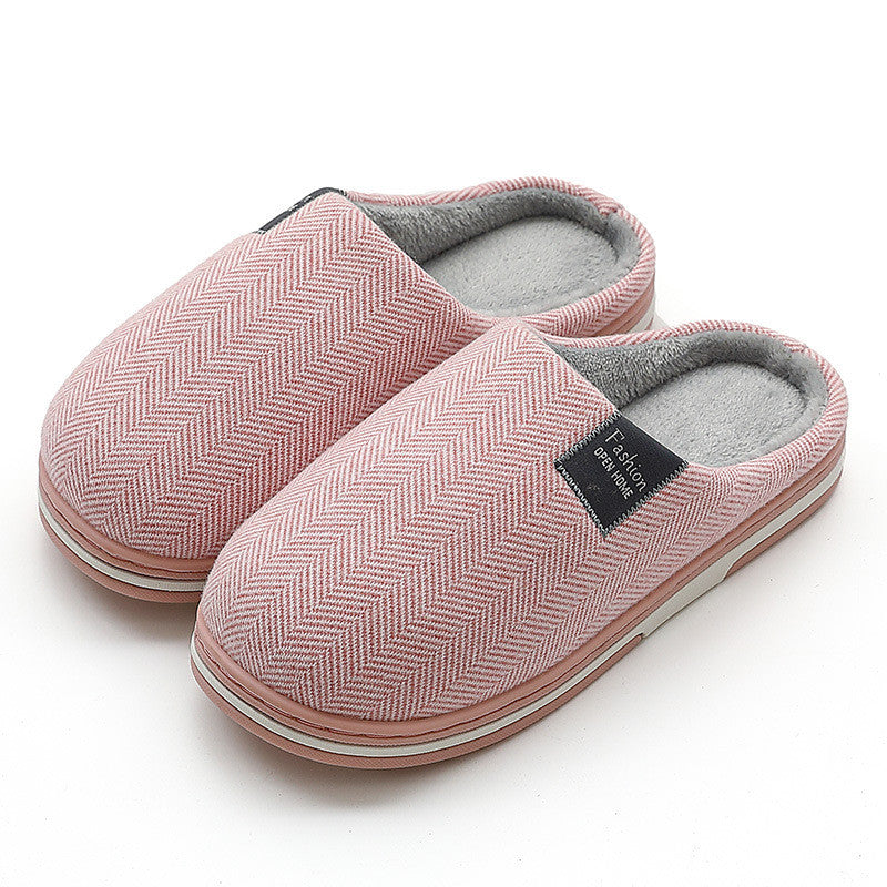 Low-heeled Warm Confinement Suede Slippers