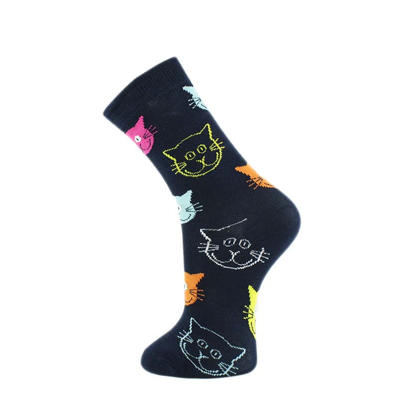 Trendy Cat Socks Personality Women's Cotton Socks