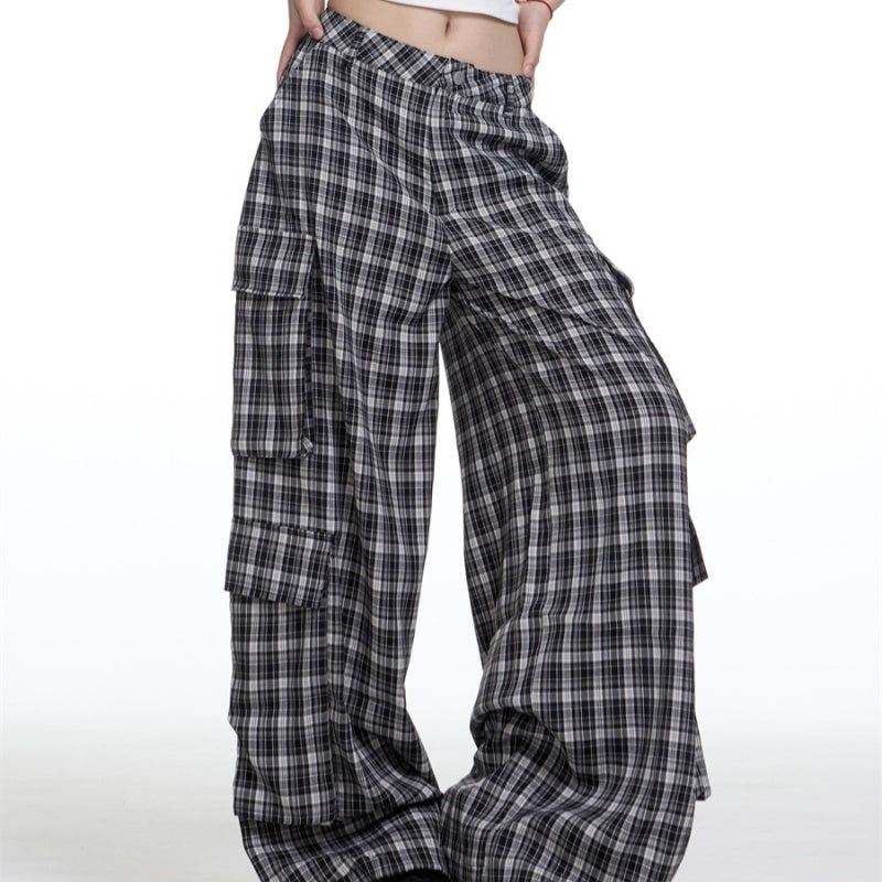 New Loose Straight Wide Leg Mop Pants