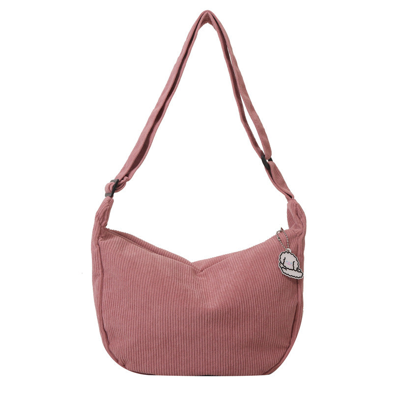 Large Capacity Versatile Trendy Crossbody Student Leisure Simple Dumpling Bag