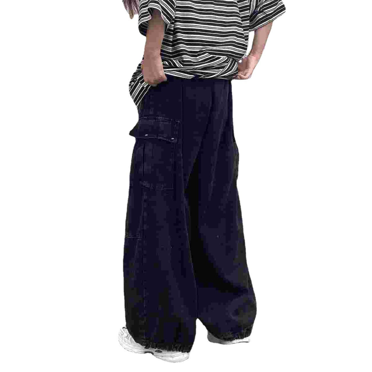Korean Ins Japanese Retro Loose Wide Leg Pants
