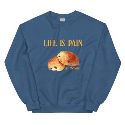 European American Fashion Floral Print Life Is Pain Round Neck Autumn And Winter Bottoming Long Sleeve
