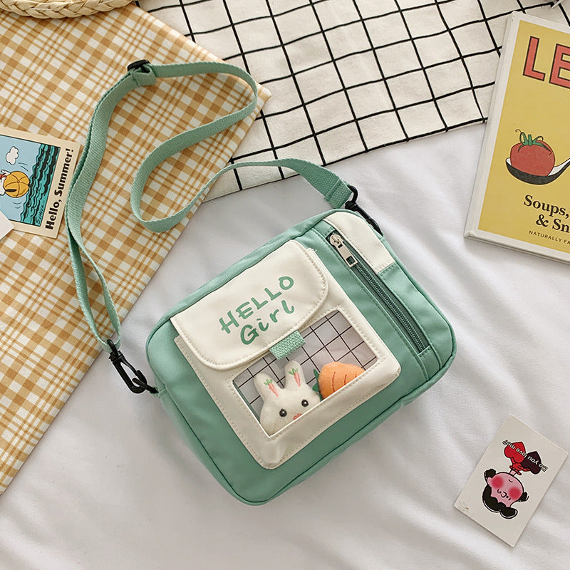 Fashion Ins Girl Mobile Phone Bag Single Shoulder Small Square Bag