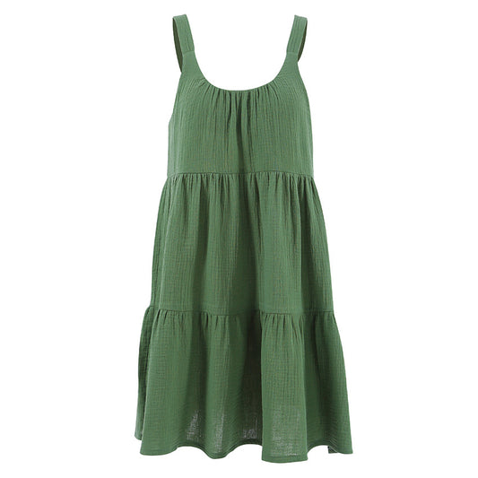 Outdoor Casual Home Spaghetti Straps Sleeveless Short Nightdress