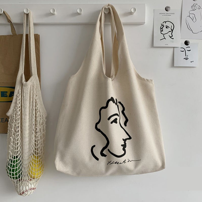 Japanese Simple And Versatile Literary Large Capacity Shoulder Bag