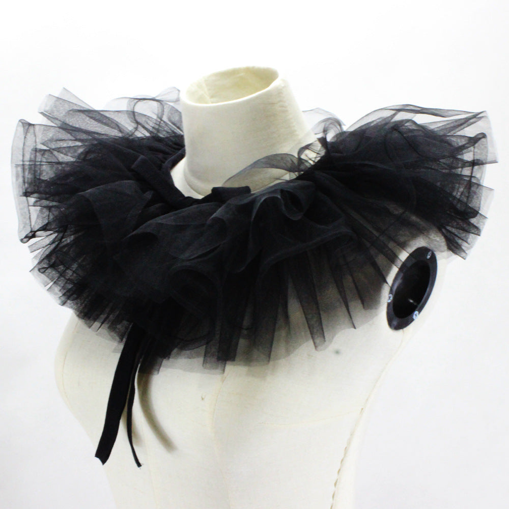 Decorative Collar Multifunctional Mesh Photography Props