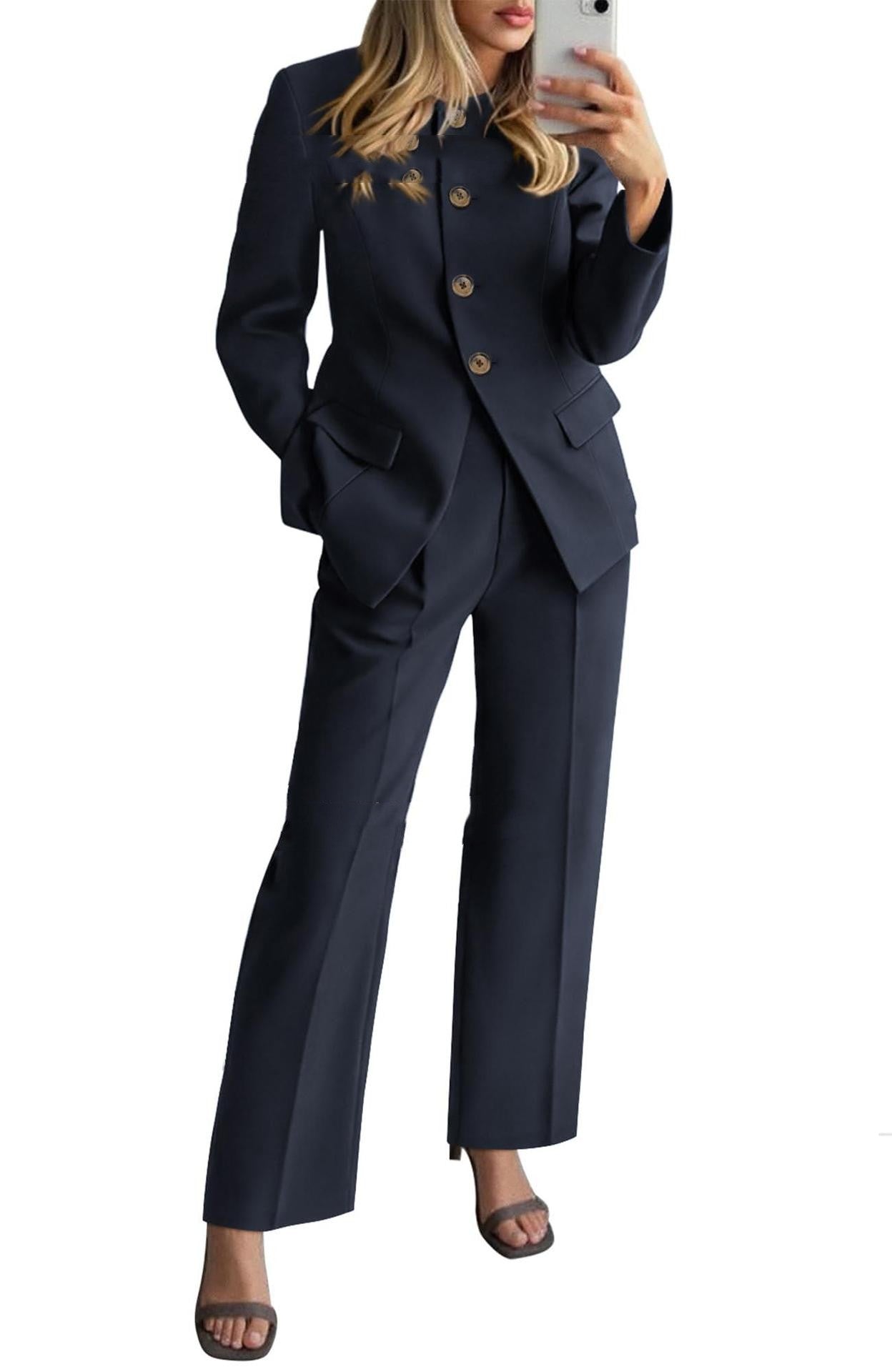 Pantsuit Workplace High-end Two-piece Set For Women