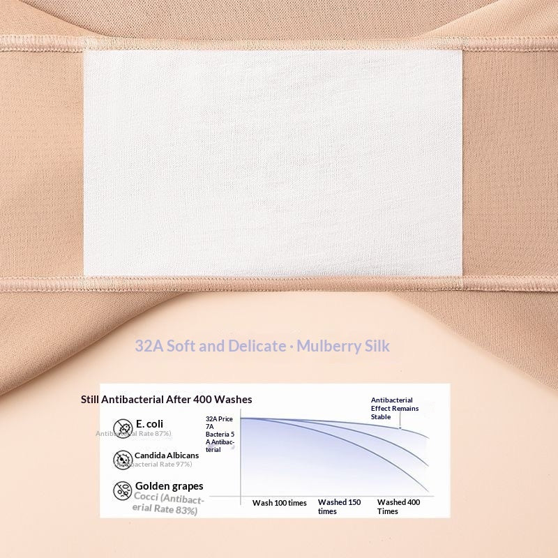 Camellia-scented Silk Invisible Seamless Breathable Panties