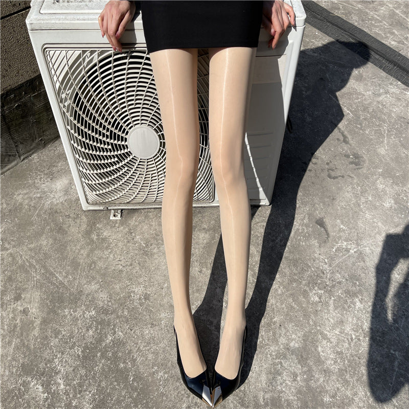 High Elastic Water Light Horse Oil Socks Reflective Women