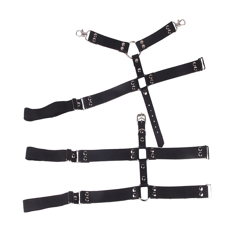 Multi-layer Cross-wrapped Hook And Removable Elastic Leg Loop
