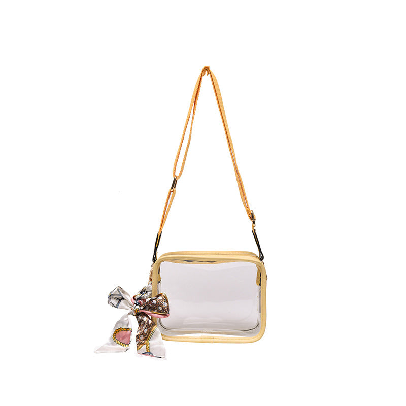 Wide Shoulder PVC Single Shoulder Diagonal Cross Phone Bag