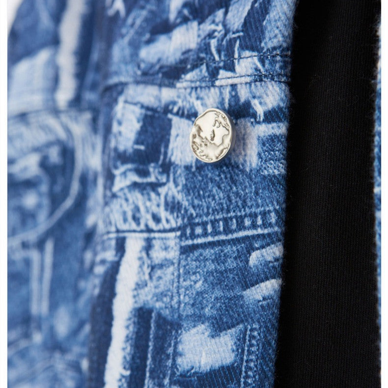 Fashion Personality Loose Tooling Coat Male