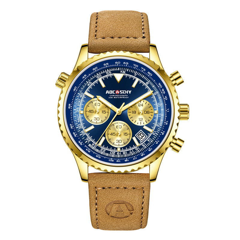 New Multi-functional Men's Watch Waterproof Luminous