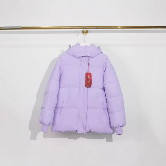 Hooded Korean Style Cotton Clothes Women's Short