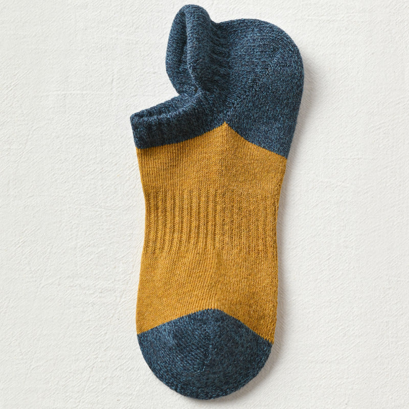 Sweat-absorbing Breathable Autumn And Winter Cotton Boat Socks