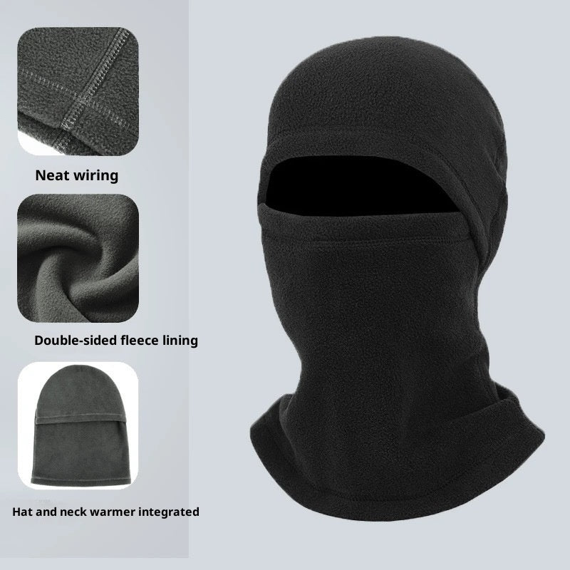 Windproof Riding Scarf Integrated Hat
