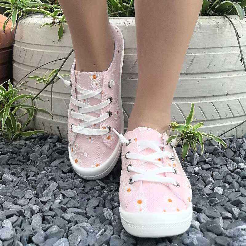 Plastic Lightweight Casual Womens Canvas Shoes