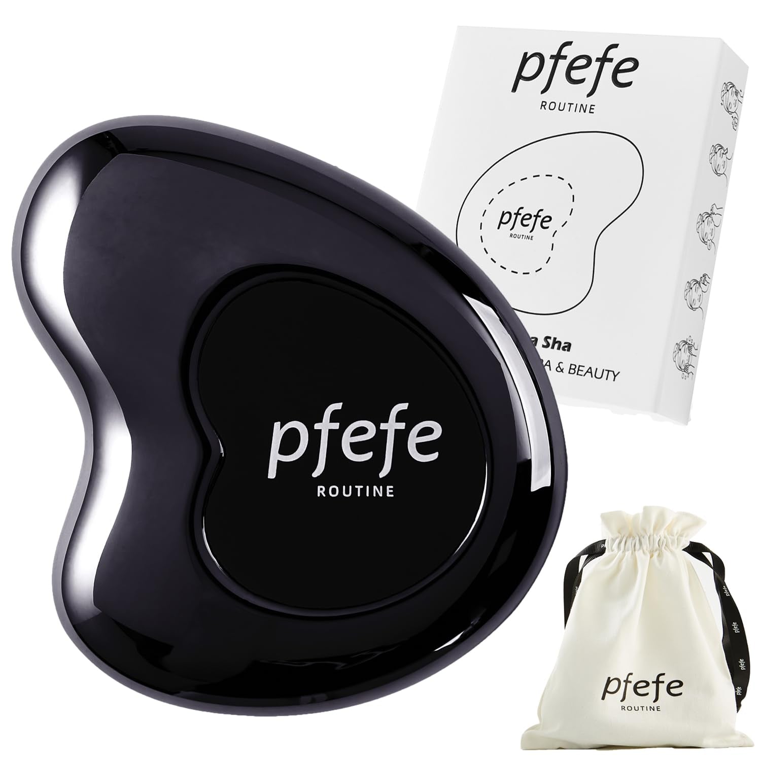 Stainless Steel Cryo Gua Sha - Gua Sha Facial Beauty Tools - Metal Skin Care Gua Sha for Body SPA Face Neck Eye