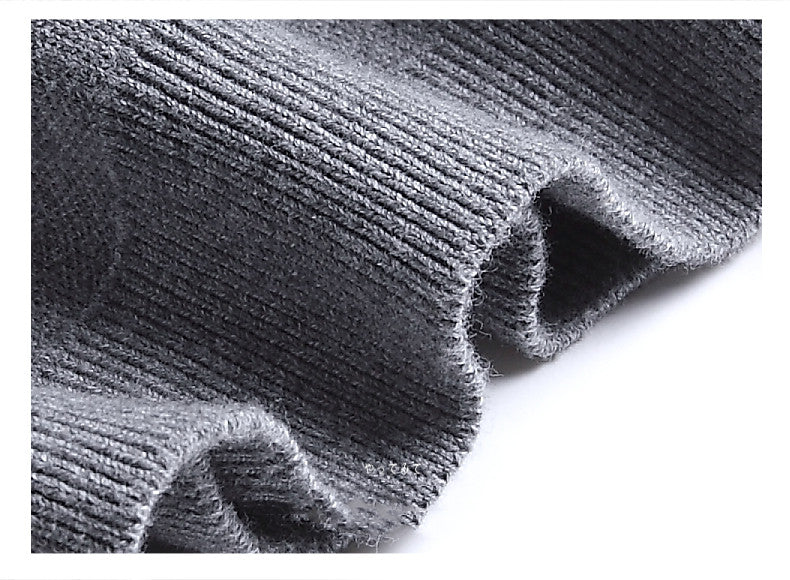 Herre Fake Two-Piece Skjortekrave Sweater