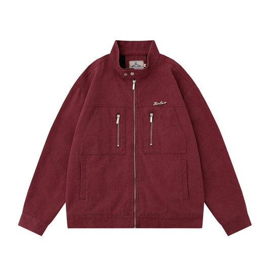 Ins American Vintage Overalls Jacket Coat