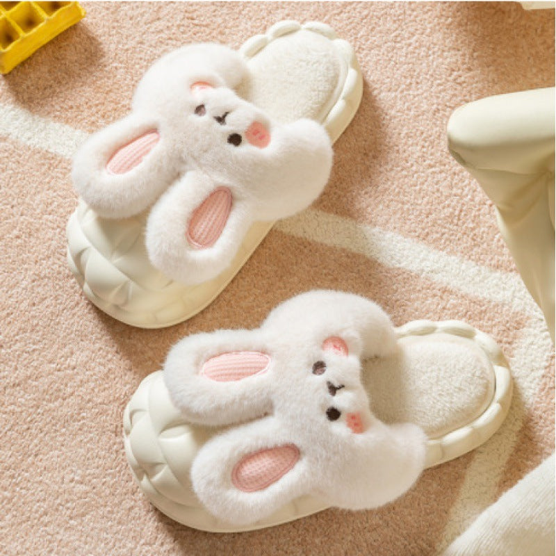 Cotton Slippers Detachable Female Home Cartoon