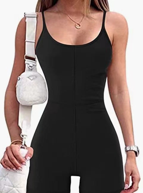 Women's Fashion Personalized Backless Sheath Jumpsuit