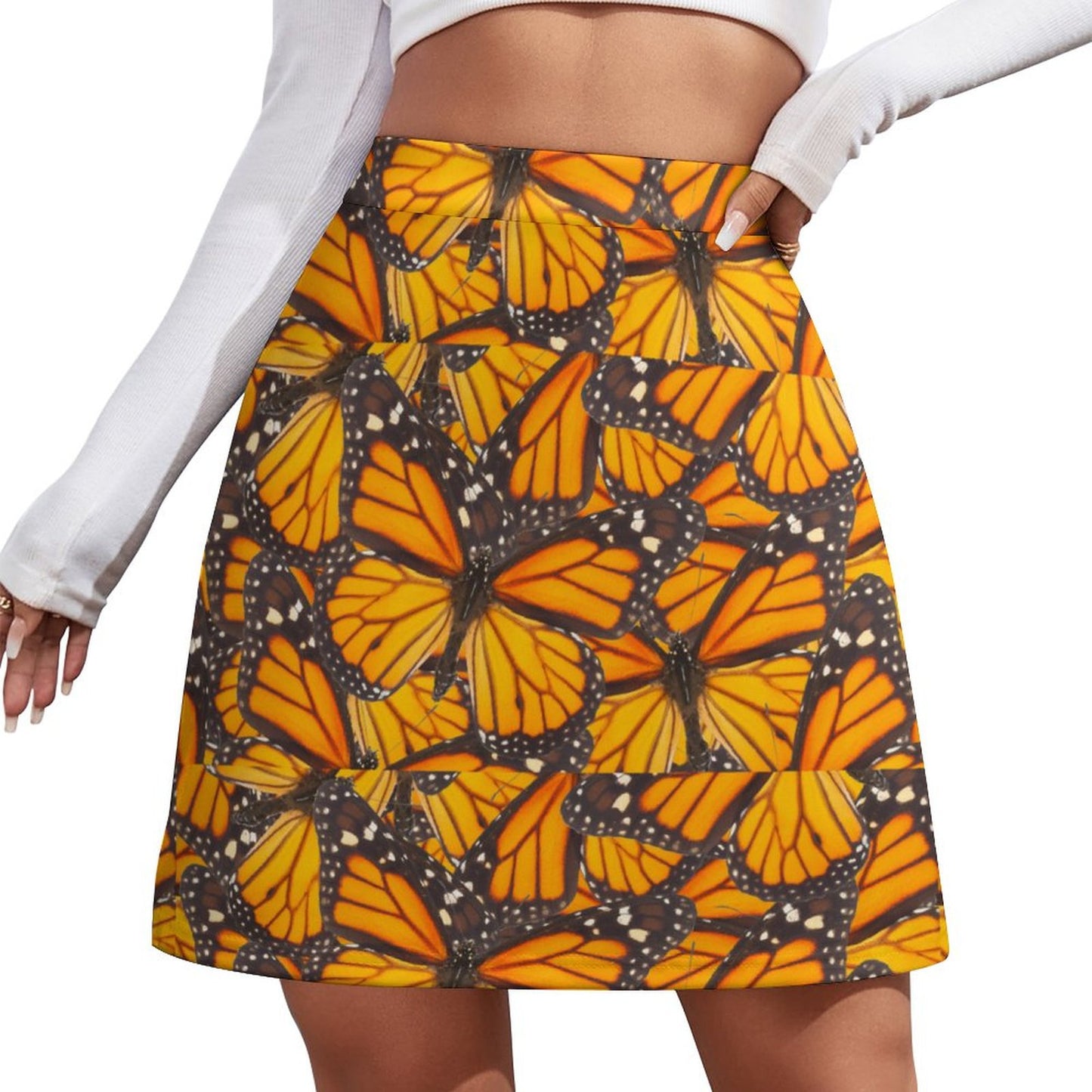Stylish A-line Printed Skirt For Women