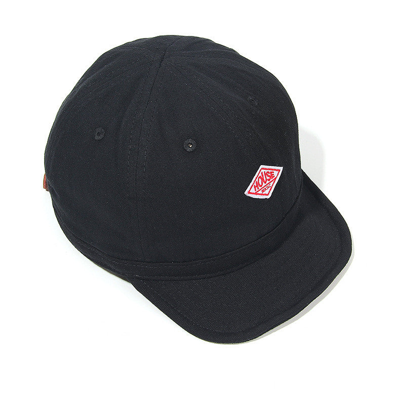 Patch Wide Brim Sunshade Peaked Hat