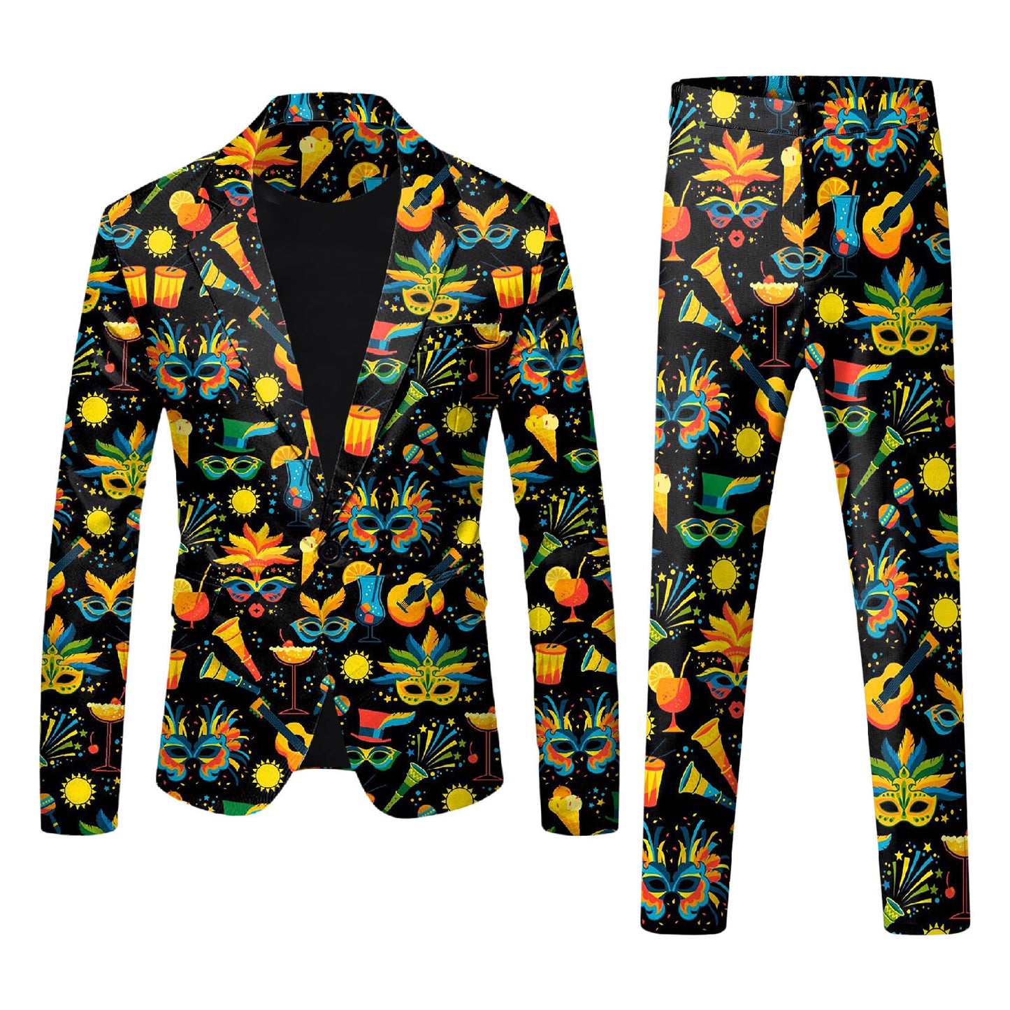 Men's Suit Set Light Business Daily Versatile Jacket