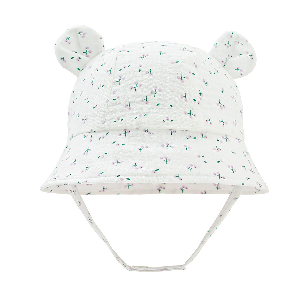 European And American Baby Rabbit Ears Bucket Hat