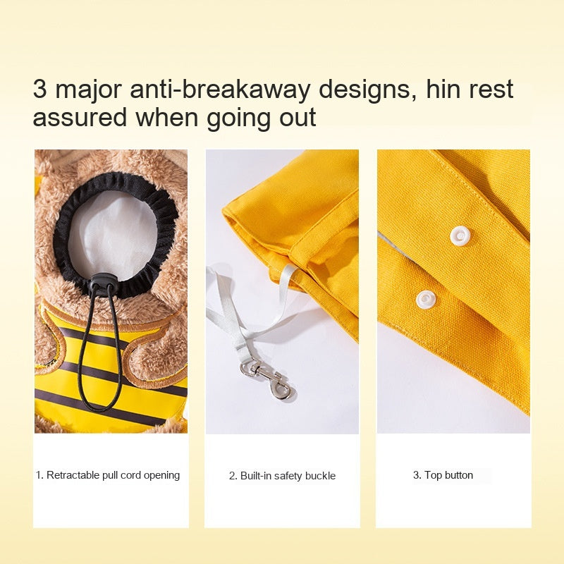 Cute Canvas Diaper Open Head Cat Bag Shoulder Bag