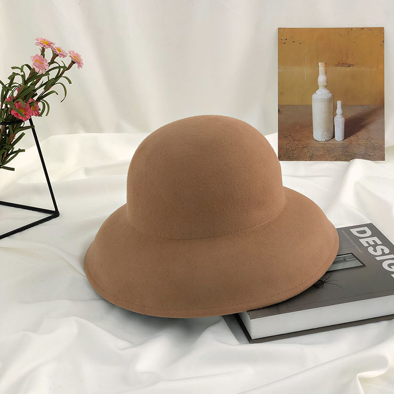 Women's Fashion Retro Solid Color Fisherman's Hat