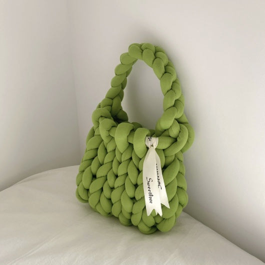 Woven Bag Diy Material Homemade Iceland Wool Hand Carry Messenger