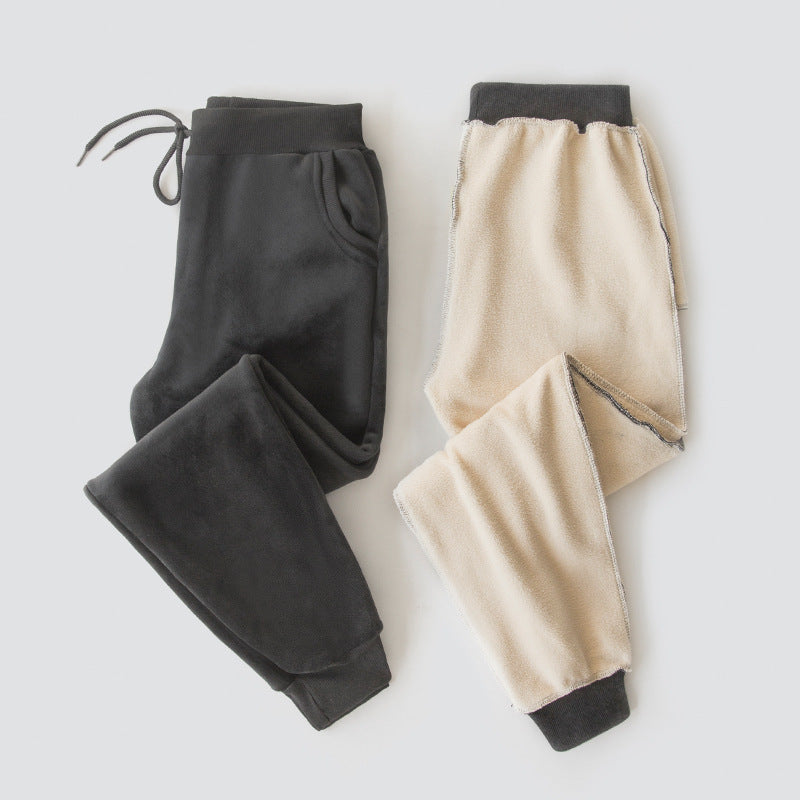 Super Soft Thickened Sweater Plush Sweatpants