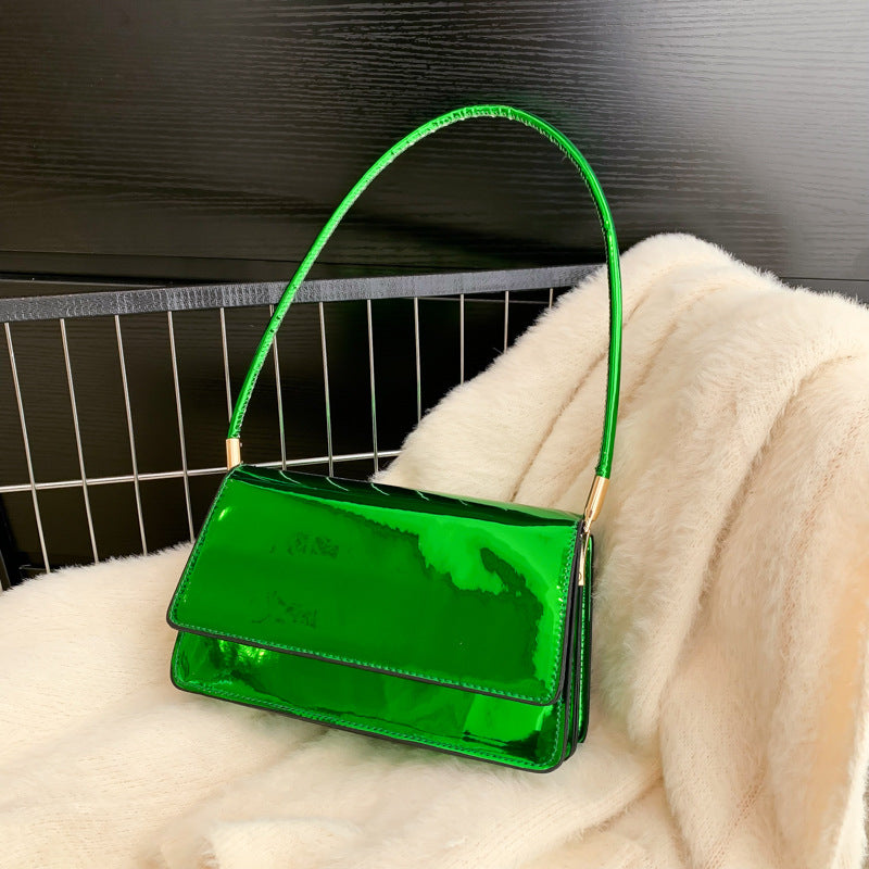 Fashion Laser Pure Color All-matching One Shoulder Underarm Bag