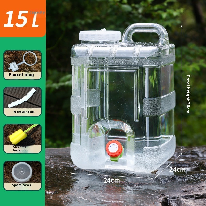 Outdoor Bucket Household Water Breaker Car Camping With Faucet