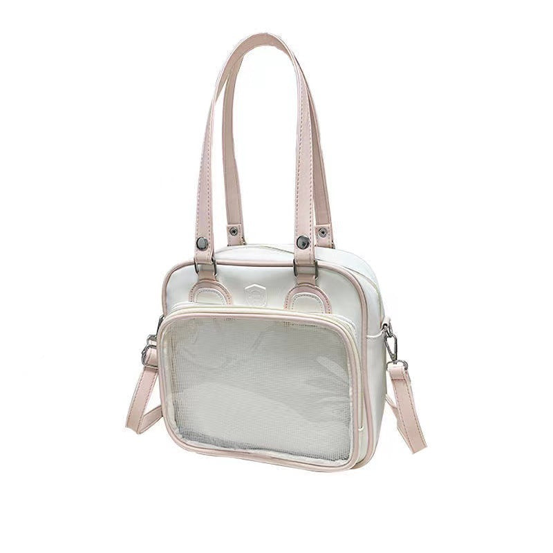 Original CONAI Bear Rabbit Cat Square Commuter Tote Messenger Bag
